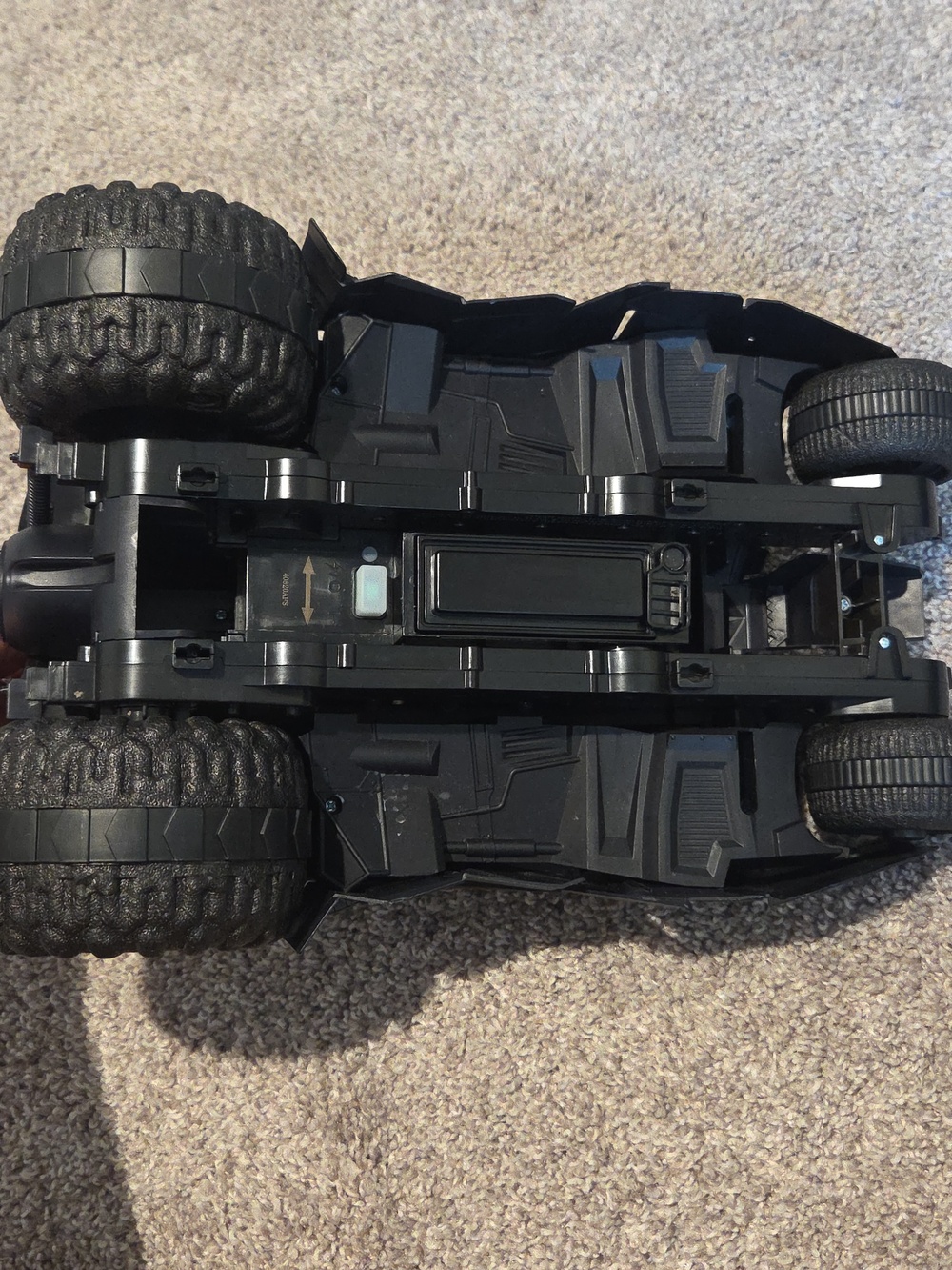 Remote Control Batmobile RC Car in Matte Black - Picture 5 of 7